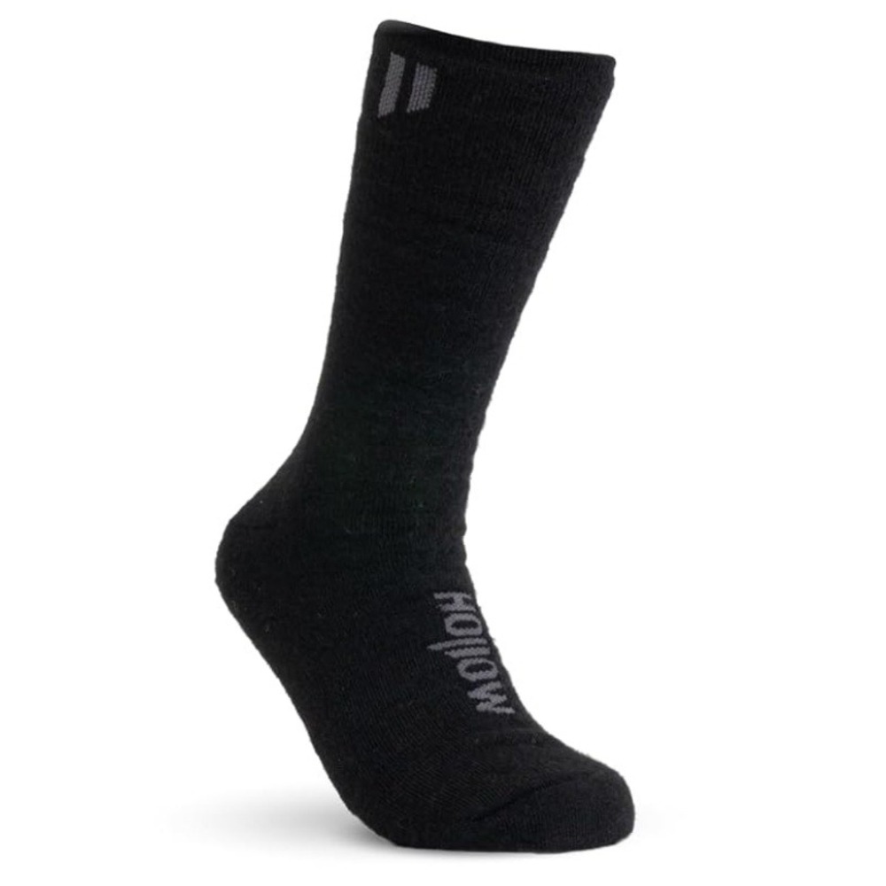 Hollow Unisex Black Alpaca Boot Socks Size Medium M's 8-10; W's 7-10 NWT